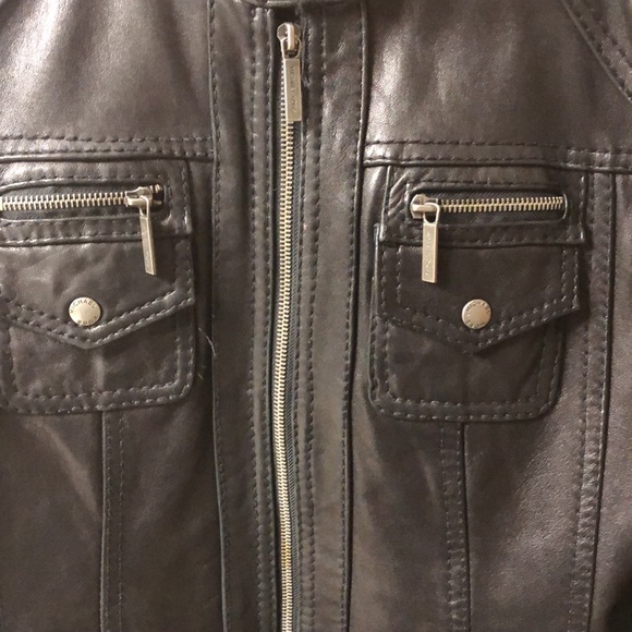 Leather MICHAEL Michael Kors Jacket - Picture 5 of 10